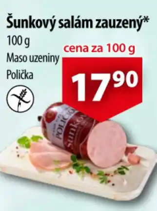 CBA Šunkový salám zauzený 100 g nabídka