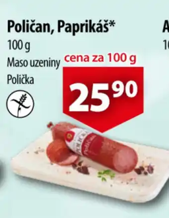 CBA Poličan, Paprikáš 100 g nabídka