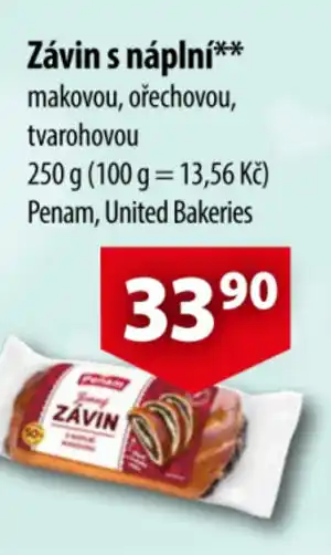 CBA Závin s náplni nabídka