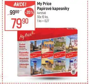 Globus My Price Papírové kapesníky nabídka