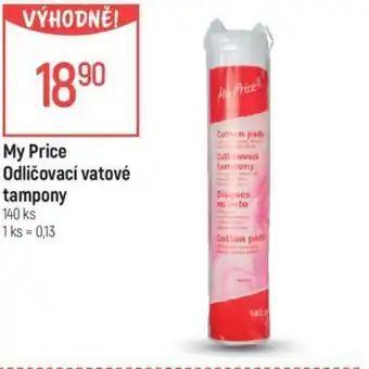 Globus My Price Odličovací vatové tampony nabídka