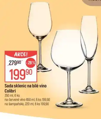 Globus Sada sklenic na bílé víno Colibri nabídka