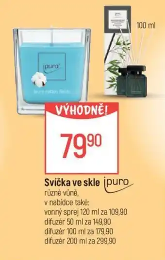 Globus Svíčka ve skle nabídka