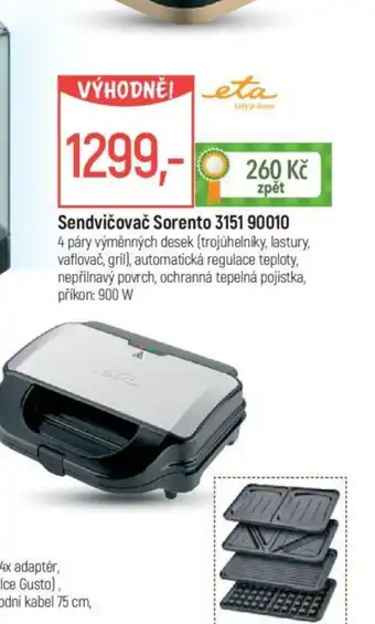 Globus Sendvičovač Sorento 3151 90010 nabídka