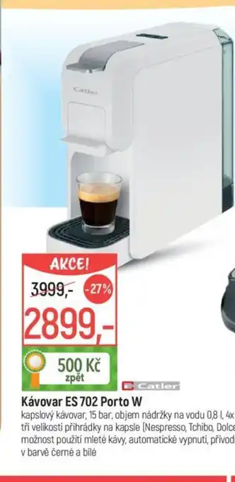 Globus Kávovar ES 702 Porto W nabídka