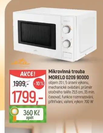 Globus Mikrovlnná trouba MORELO 0209 90000 nabídka