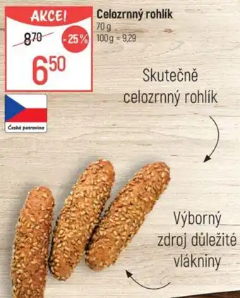 Globus Celozrnný rohlík nabídka