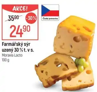 Globus Farmářský sýr uzený 30% t. v s. nabídka