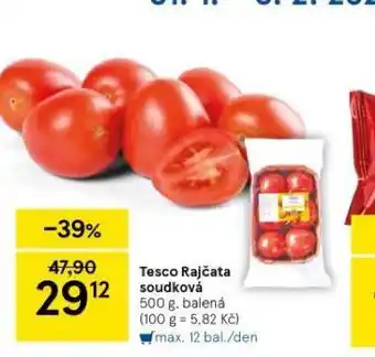 Tesco Rajčata soudková nabídka