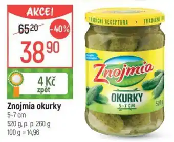 Globus Znojmia okurky nabídka