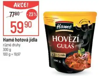 Globus Hamé hotová jídla nabídka