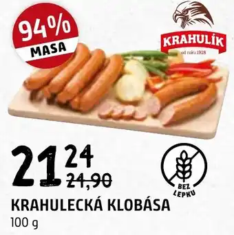 Terno KRAHULECKÁ KLOBÁSA 100 g nabídka