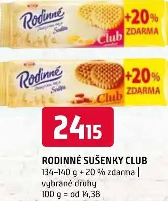 Terno RODINNÉ SUŠENKY CLUB nabídka