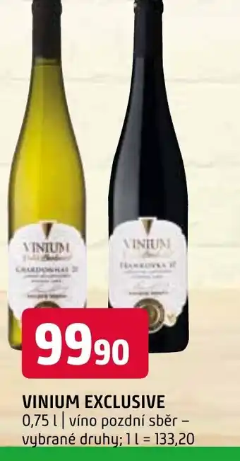 Terno VINIUM EXCLUSIVE 0,75L nabídka