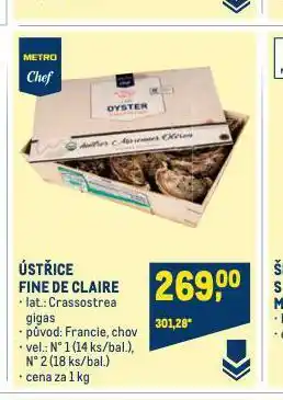 Makro Ústřice nabídka