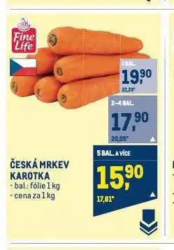 Makro Mrkev karotka nabídka