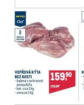 Makro Vepřová kýta bez kosti nabídka