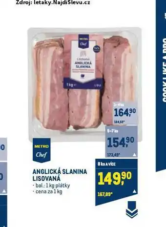 Makro Anglická slanina nabídka