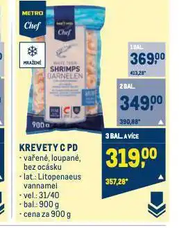 Makro Krevety nabídka