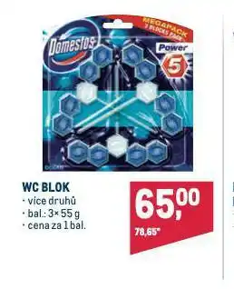 Makro Domestos wc blok nabídka