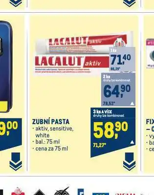 Makro Lacalut zubní pasta nabídka