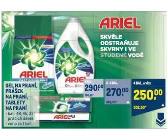 Makro Ariel prací prostředek nabídka