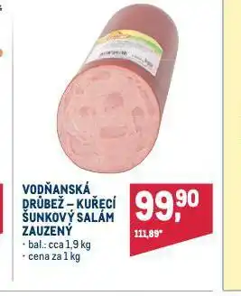 Makro Kuřecí šunkový salám nabídka