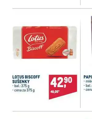 Makro Lotus biscoff sušenky nabídka