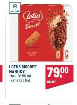 Makro Lotus biscoff nanuk nabídka
