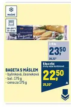 Makro Bageta s máslem nabídka