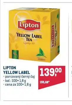 Makro Lipton čaj nabídka