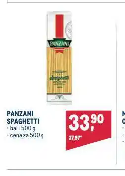 Makro Panzani těstoviny nabídka