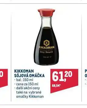 Makro Kikkoman sójová omáčka nabídka