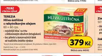 Terezia hlíva ústřičná s rakytníkovým olejem