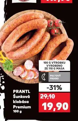 Kaufland Šunková klobása nabídka