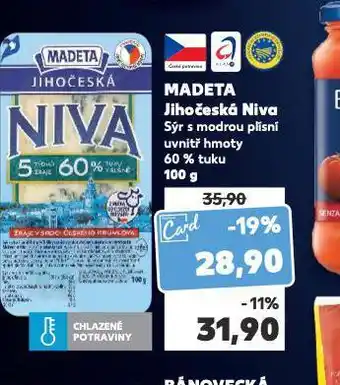 Kaufland Madeta jihočeská niva nabídka