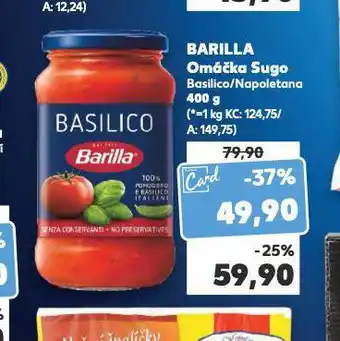 Kaufland Barilla omáčka sugo nabídka
