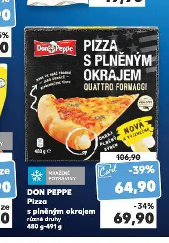 Kaufland Don peppe pizza nabídka