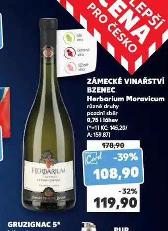 Kaufland Zámecké vinařství bzenec nabídka