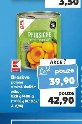 Kaufland Broskve nabídka