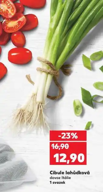 Kaufland Cibule lahůdková nabídka