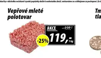 ZEMAN Vepřové mleté polotovar nabídka