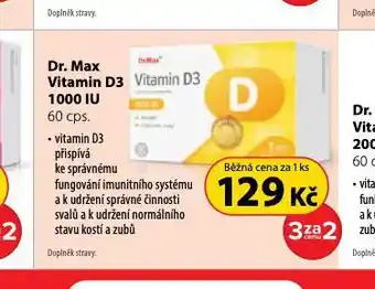 Dr. Max Dr. max vitamin d3 1000 iu nabídka