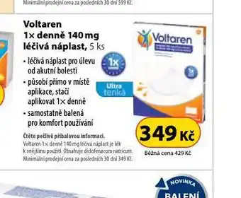 Dr. Max Voltaren léčivá náplast nabídka