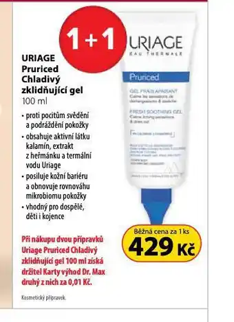 Dr. Max Uriage pruriced, chladivý zklidňující gel nabídka