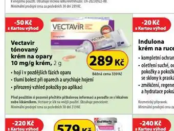 Dr. Max Vectavir tónovací krém na opary nabídka