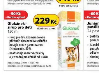 Dr. Max Glukánek+ sirup pro děti nabídka