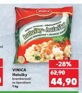 Kaufland Vinica halušky nabídka