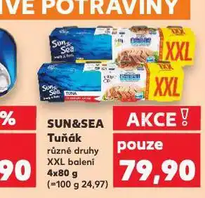 Kaufland Sun&sea tuňák nabídka