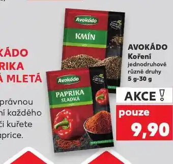 Kaufland Avokádo koření nabídka